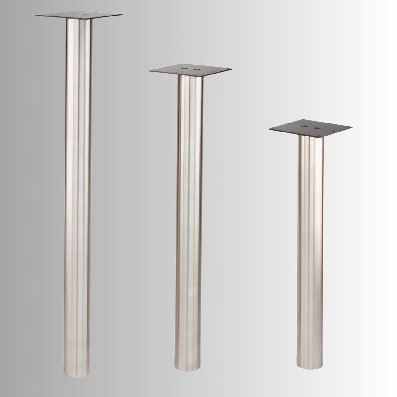 KATR76 Katrina  3" Round Stainless Steel  Leg