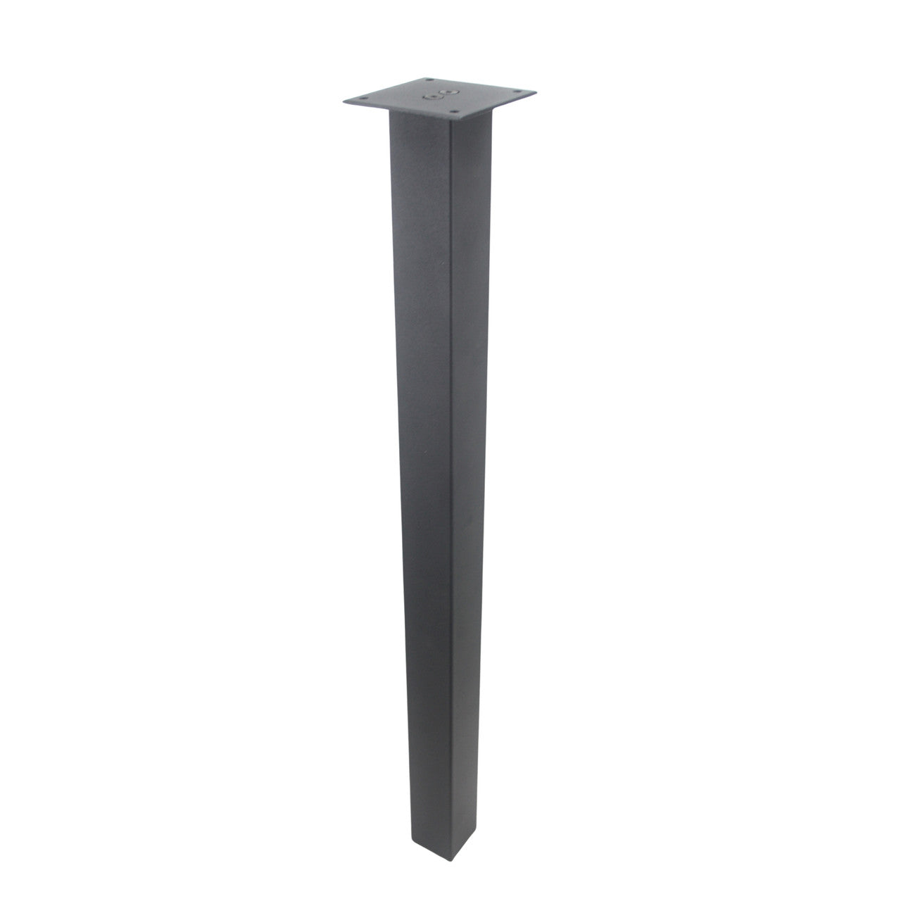 The KATS50PC leg is a slender 2" x 2" square design, in a black powder-coat finish.
Our heavy duty KATS50PC legs have a column thickness of 1.5mm and come in dining, counter and bar heights.
All of our legs come with concealed adjustable nylon glides to protect your floors.
