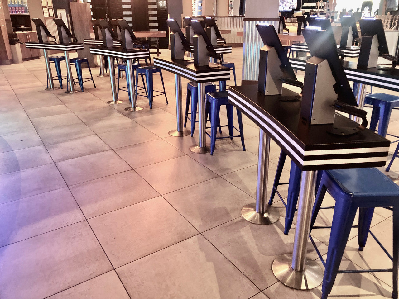 This photo shows our CON180 bases at Miracle Mile Shops, Las Vegas.