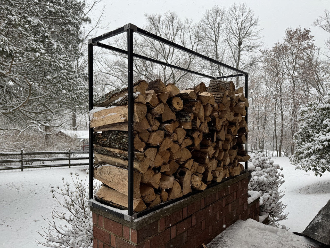 Design ideas- Build a custom firewood storage that will last for decades!