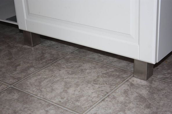 The KATS50 cabinet legs are ideal for many applications, including kitchen cabinets, garage cabinets, chair or sofa legs.