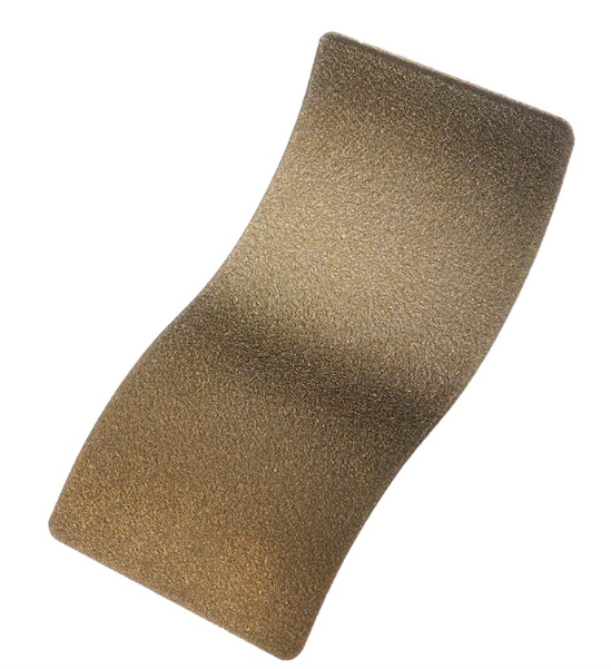 The KATORB Industrial Table Legs with Bronze Finish are Powder Coated in Prismatic Black Brass shown here.