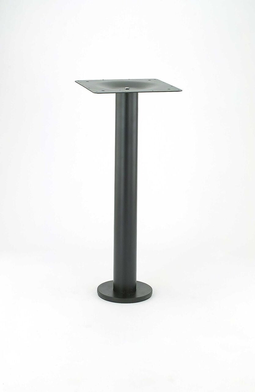 CON180PC base showing the optional flat eclipse style cover in a black satin finish.