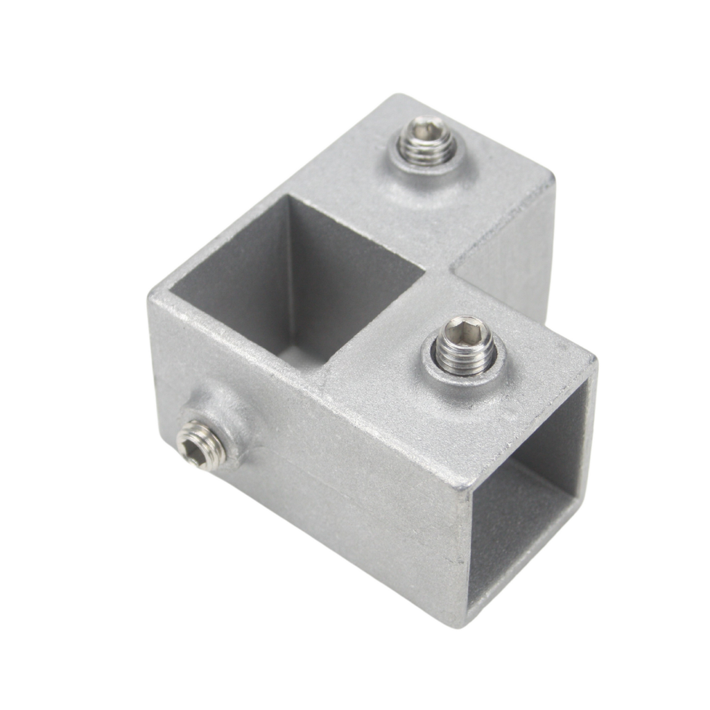 Tube Connectors For 1" Square Tubing;  3 Way Corner. Buy 4 or more and get a 20% discount!