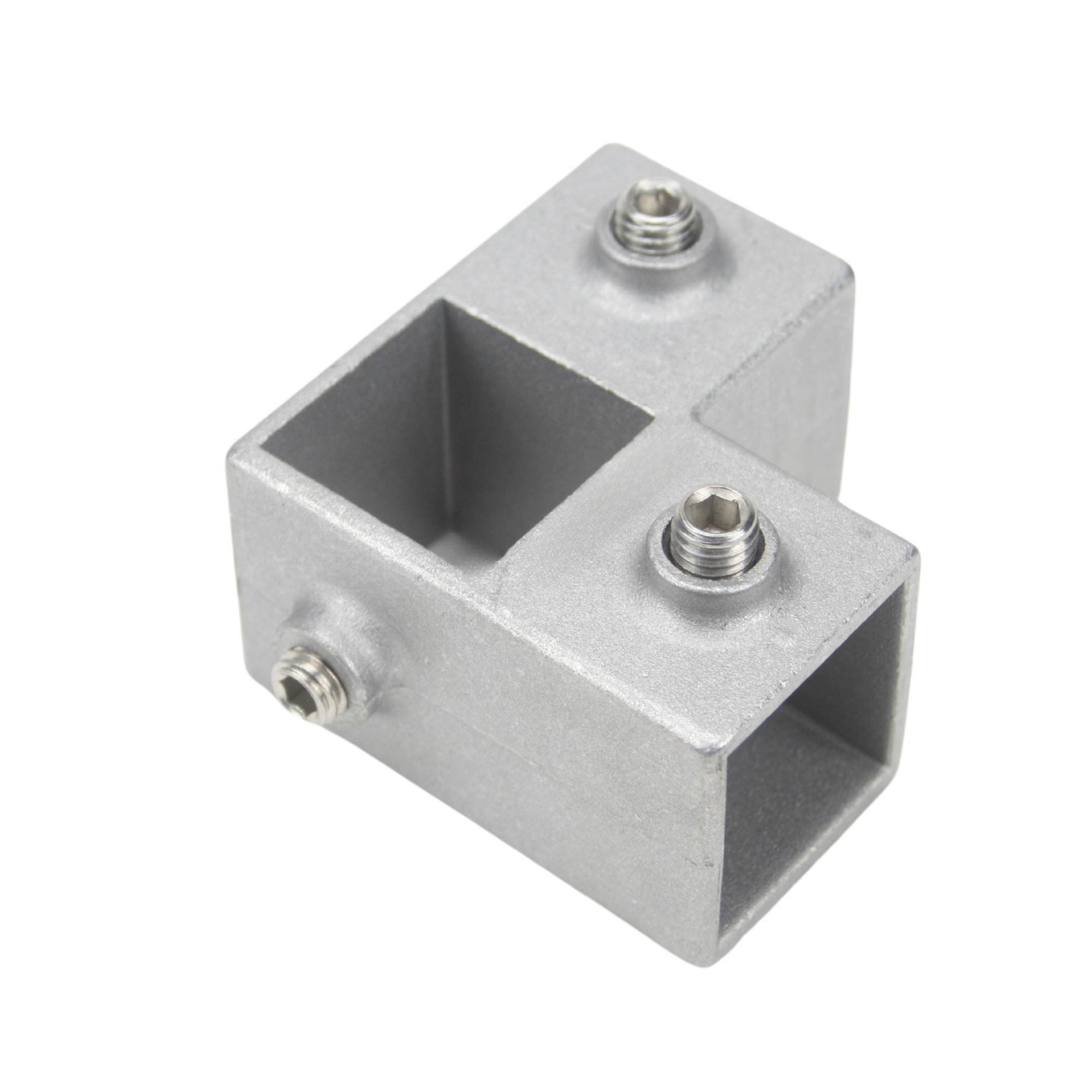 Tube Connectors For 1" Square Tubing;  3 Way Corner. Buy 4 or more and get a 20% discount!