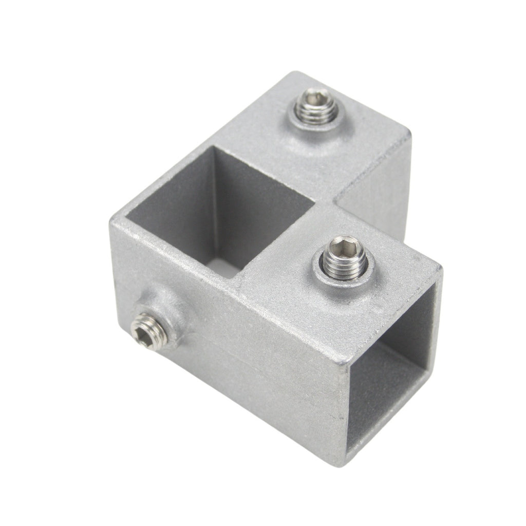   Build-A-Frame  4 Way Corner Square Tube Metal Frame Connectors, 1-Inch, Multi-Angle Joint System for DIY Construction and Custom Metal Frames (4 way corner) 