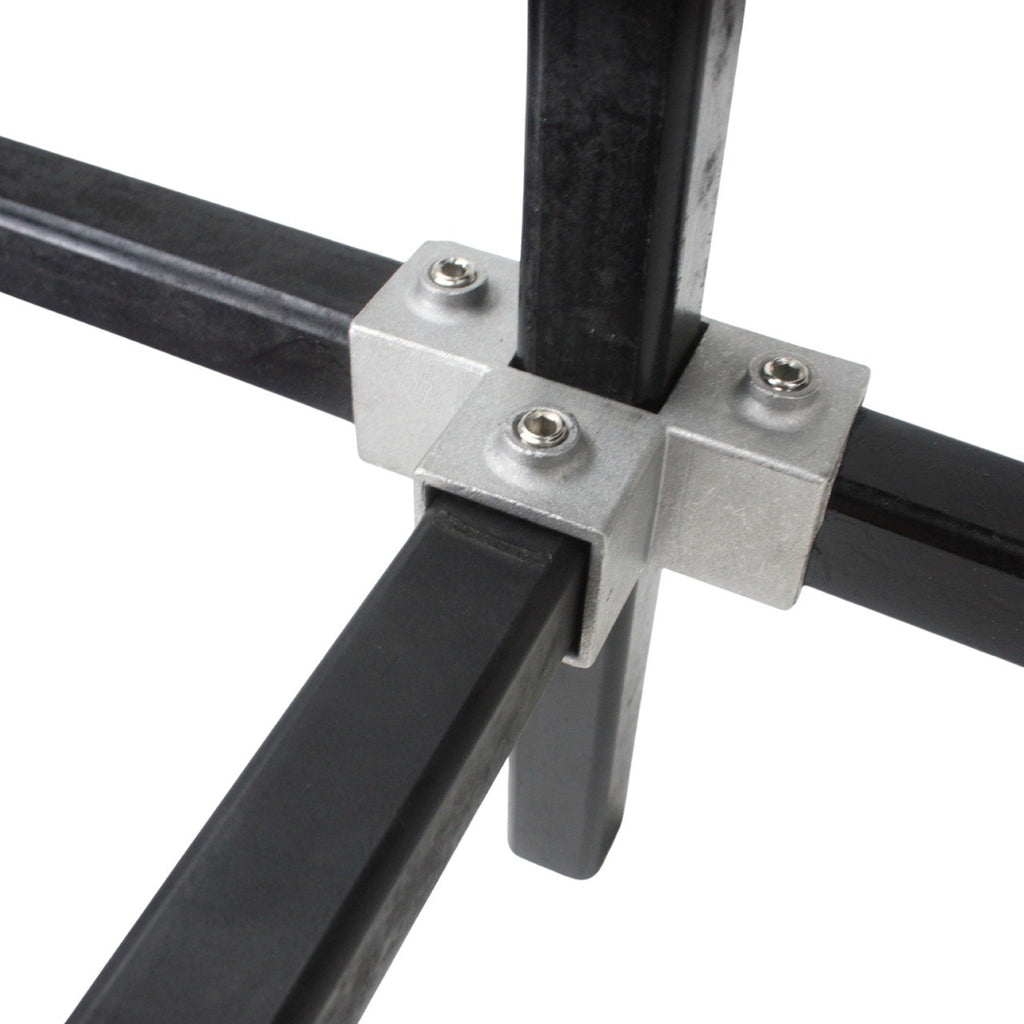 Intersections External Frames 5 Way Intersection Square Tube Connector — Rostek – Rostek Innovations