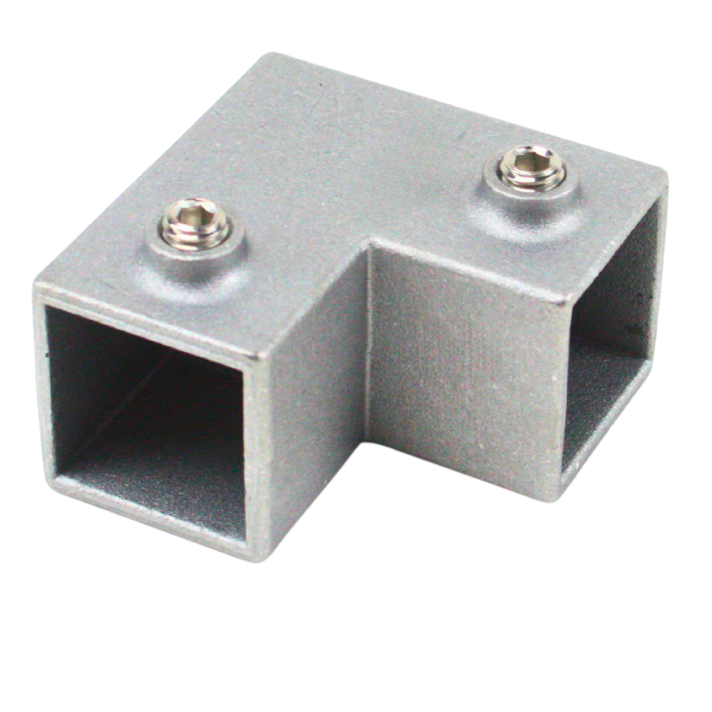 Tube Connectors for 1" square tubing; 90' Angle.Buy 4 or more and get a 20% discount!
