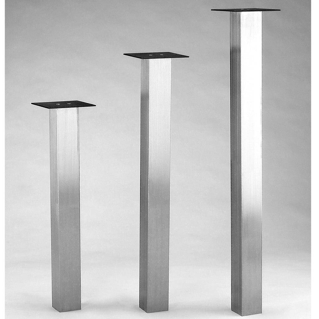 KATS80 Katrina 3.15" Square Stainless Steel Leg - High-Grade 304 Stainless by Rostek, available in 3 heights - dining, counter and bar heights. Custom height also available.