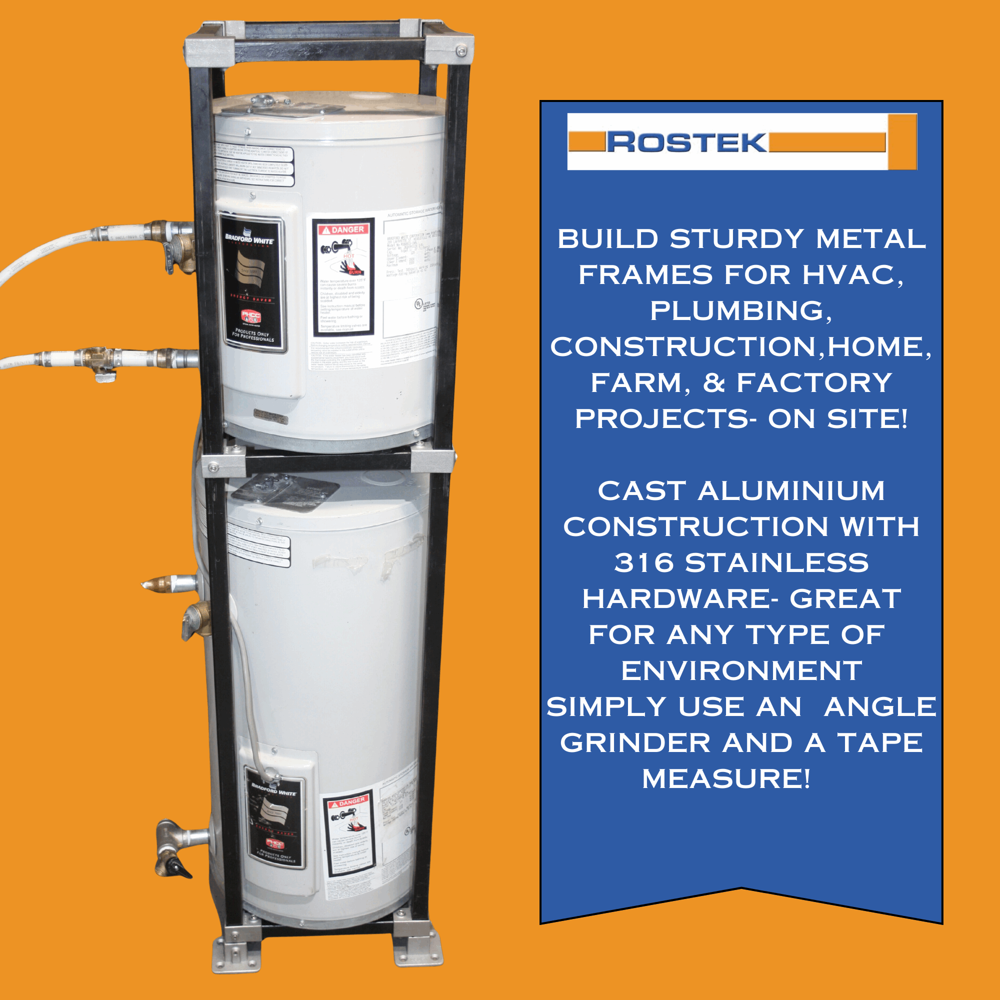 5 Way Intersection for Build-A-Frame 1" Square Tube Connectors