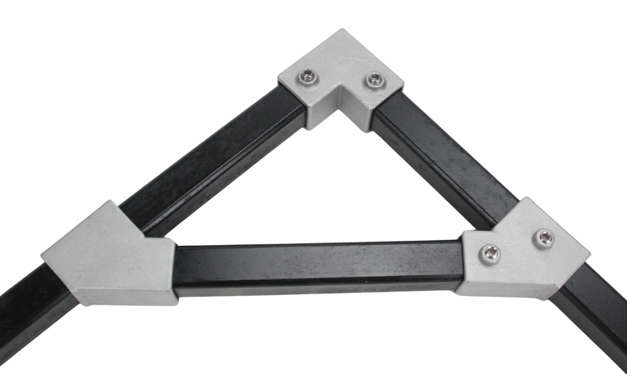 Add Build-A-Frame 45' Angle Braces tfor greater strength with 90' angles