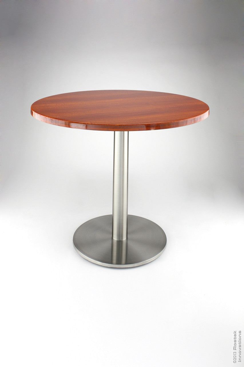 RFL540 series; 21" round 304 grade stainless steel table base. (Top not included)