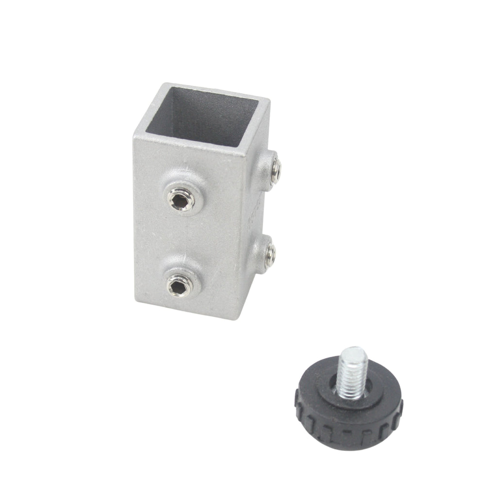 END CAP-  1" SQUARE TUBE CONNECTOR