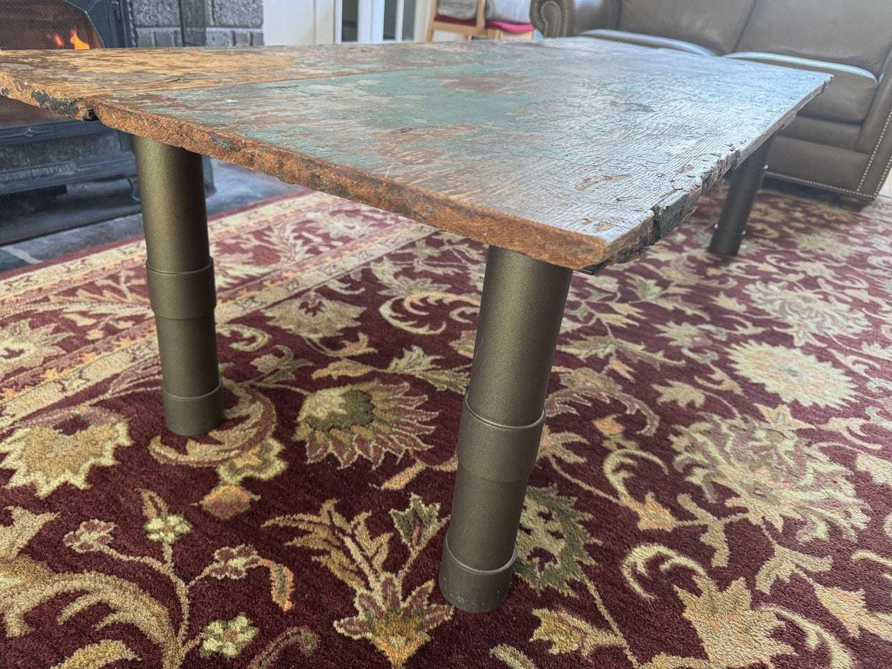 Closer Detail Of KATRORB On A Vintage Coffee Table