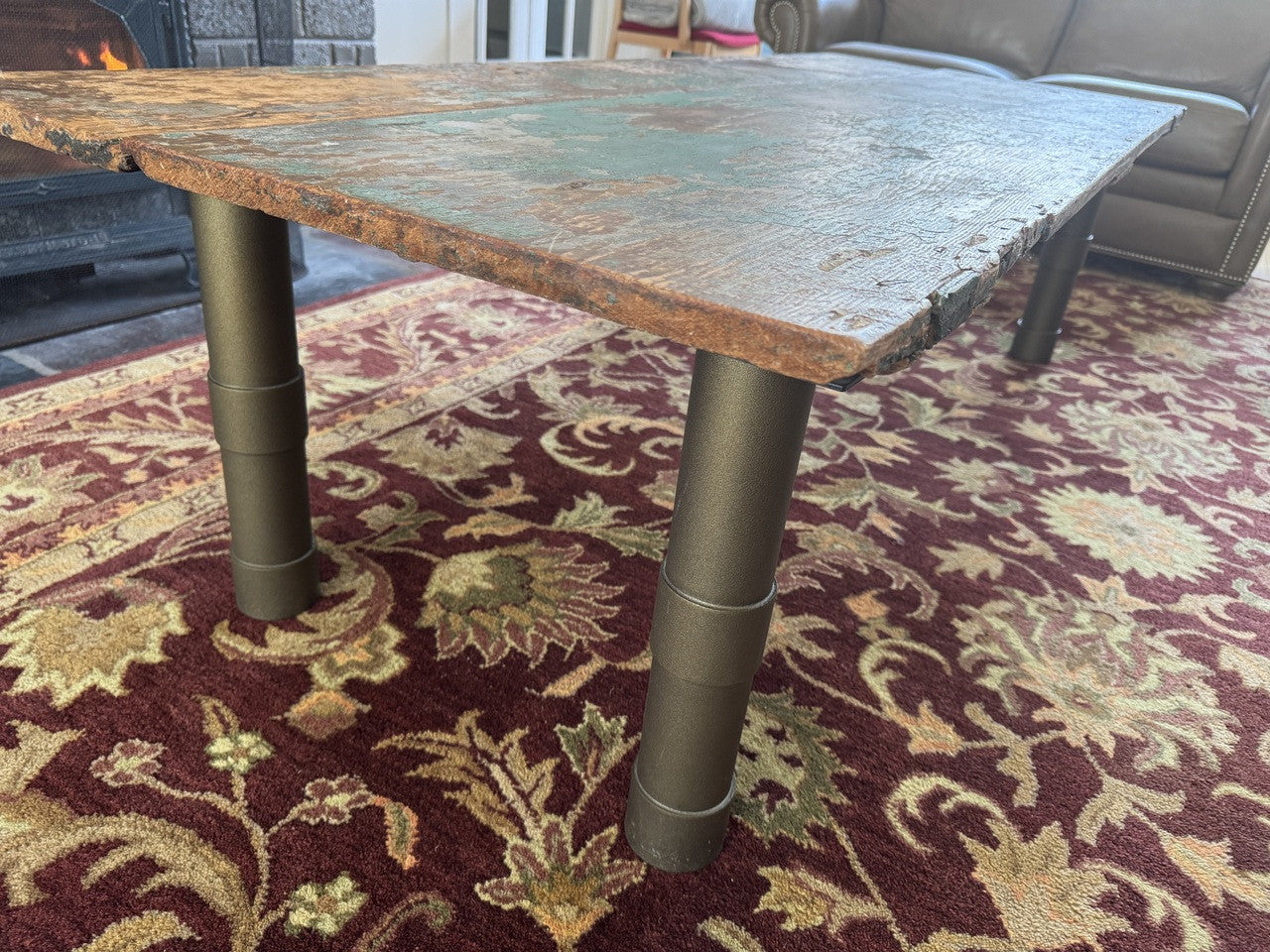 Closer Detail Of KATRORB On A Vintage Coffee Table