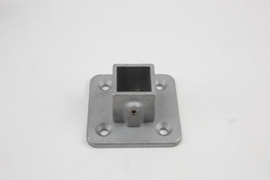 Connectors For 1" Square Tubing;  Bolt Down Foot; Each
