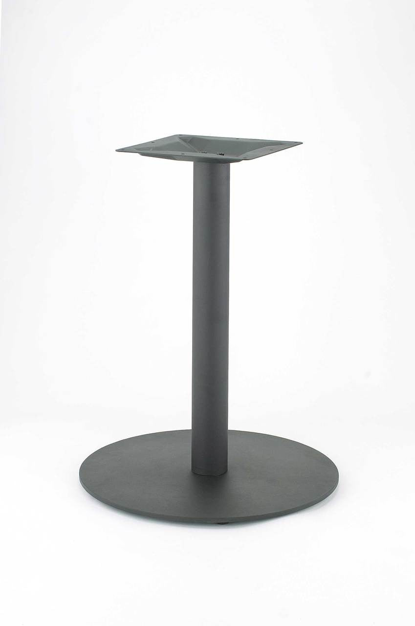 The RFL540PC Olivia 21" Round Base in Black Texture Powder Coat has a durable steel construction providing optimal stability and support for heavy tabletops.