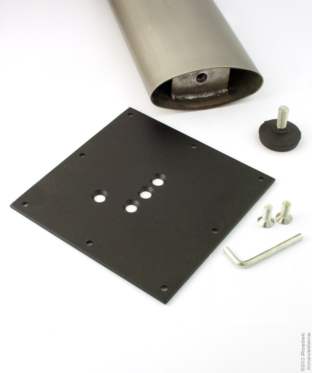 Components of the KATE series of elliptical legs.