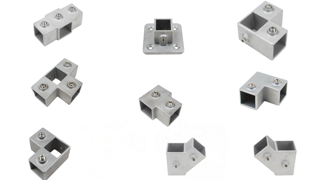3 WAY CROSS INTERSECTION-— 1" SQUARE TUBE CONNECTOR