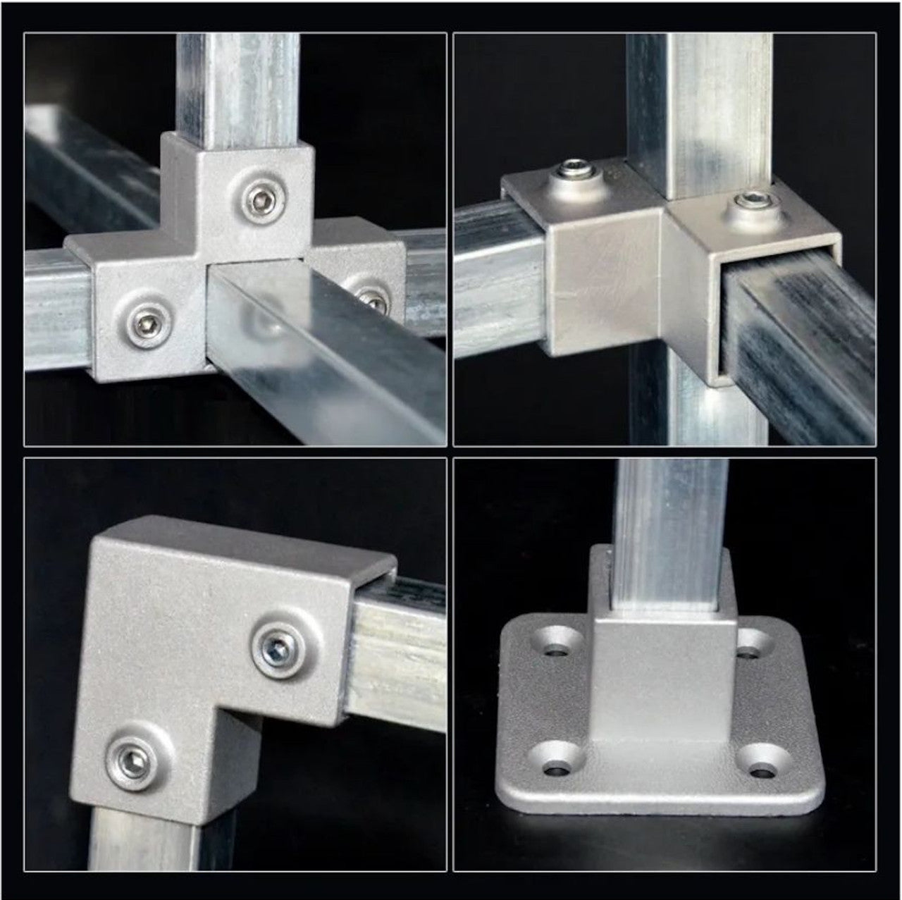 8 Deigns To Suit All Of Your Projects. Build-A-Frame   1" Square Tube Metal Frame Connectors. 