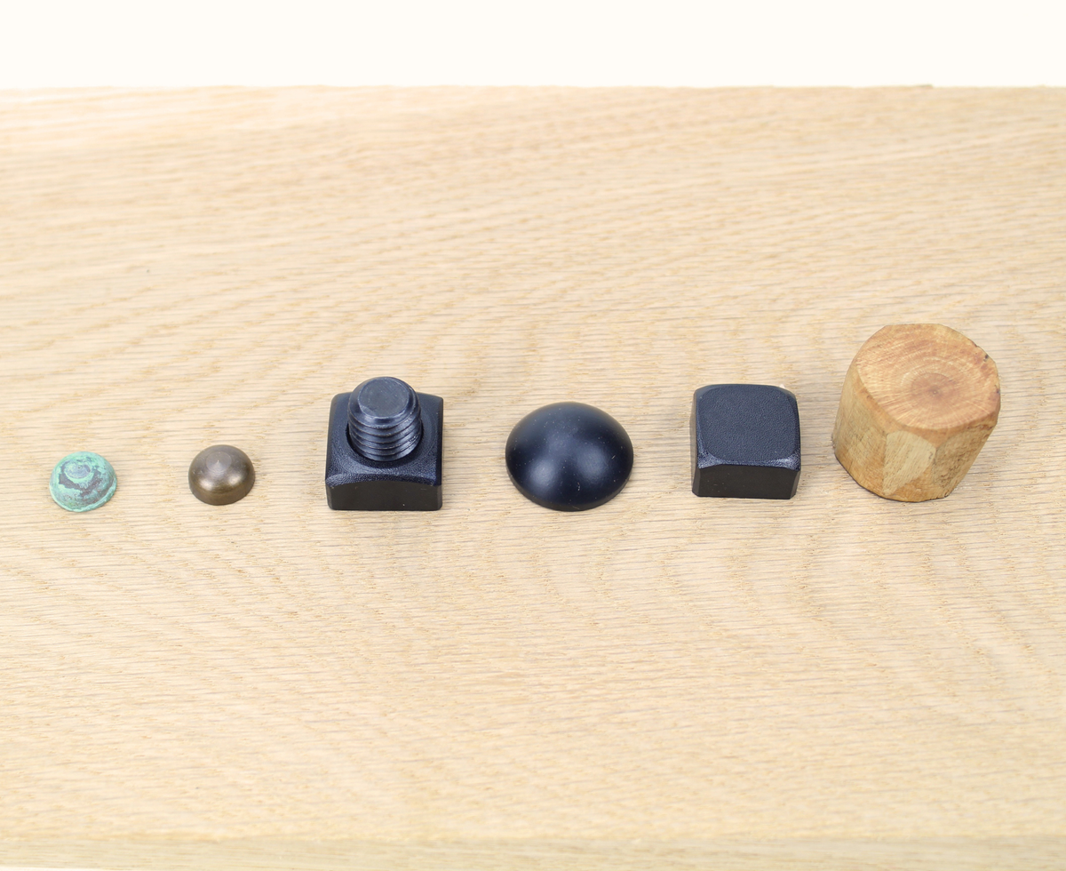 Undercover Screw Concealers-  22mm Square Head with Threaded Rod